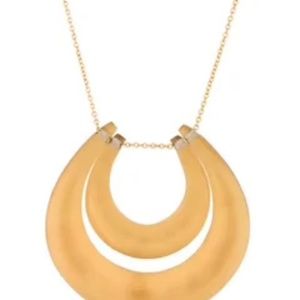 Alexis Bittar - Lucite Double Horseshoe Necklace Pendant